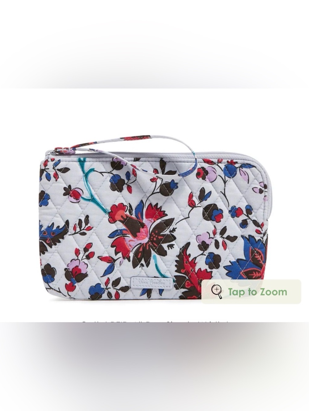 Vera Bradley RFID Simple Wristlet in Vineyard Floral